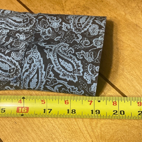 Panhandle Slim Pearl Snap Button Shirt Sawtooth Pockets Size Large Paisley Print - Picture 13 of 16